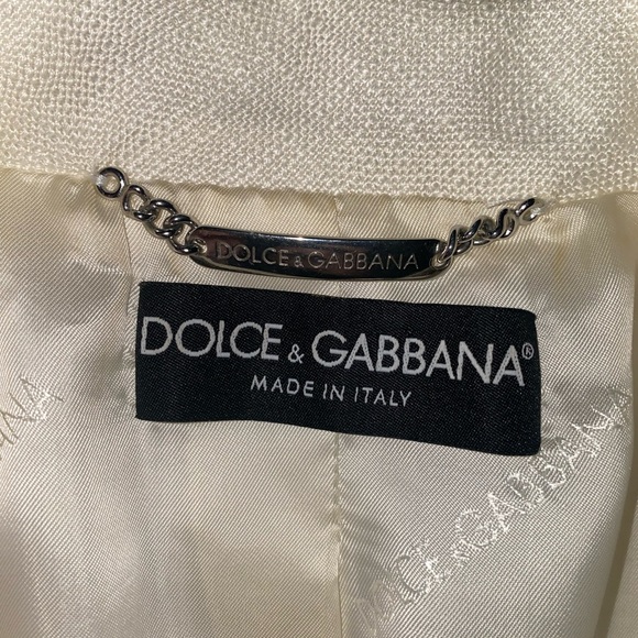 Dolce & Gabbana Women's White Blazer - Picture 7 of 8